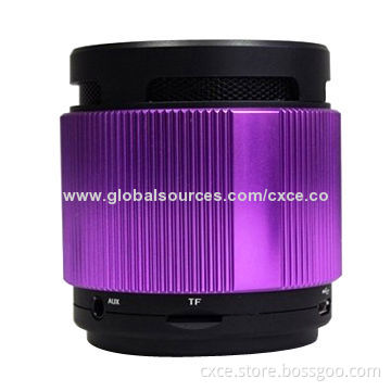 Bluetooth Mini Speaker, FM Radio and MP3 Function, Bluetooth Headset, Metal Cover